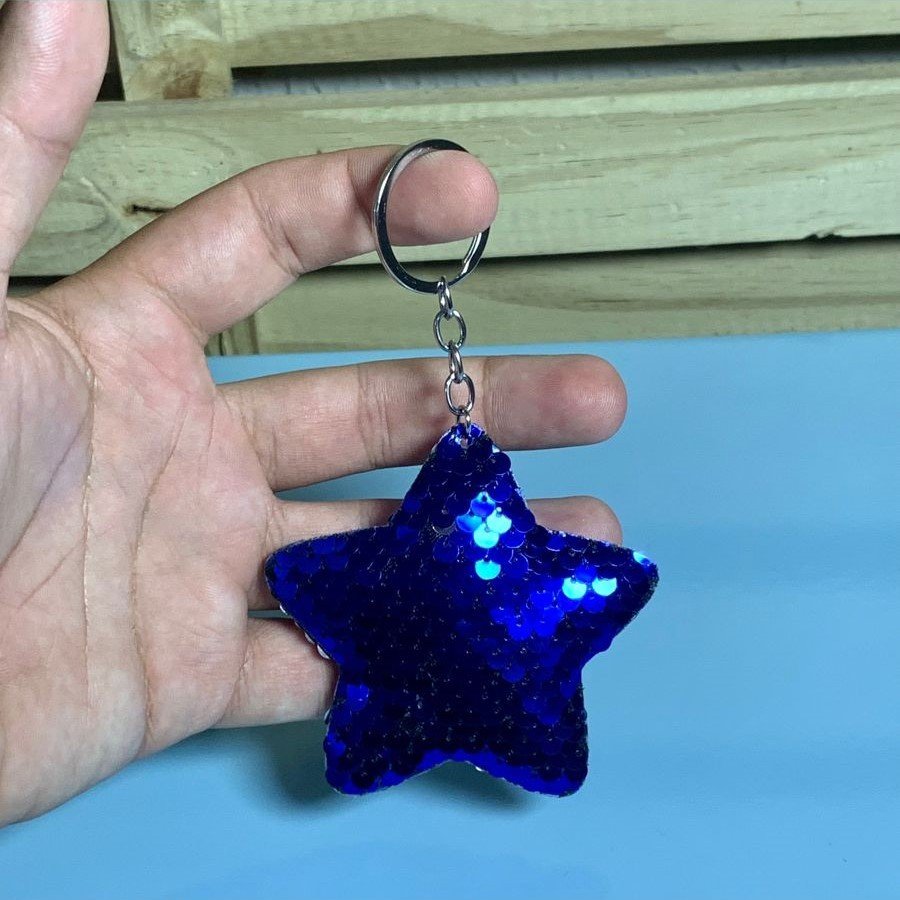 CHAVEIRO TECIDO 8CM BRILHOSO 909822