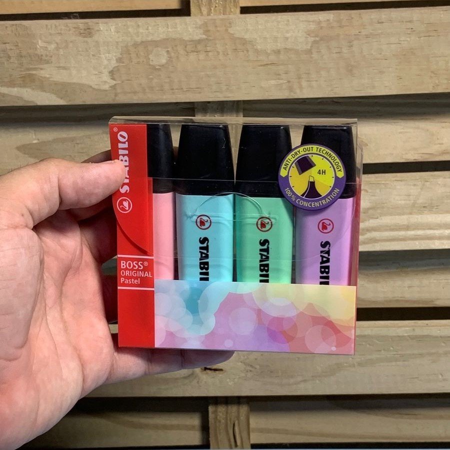 70/4-2 STABILO BOSS PASTEL ESTOJO C/4 911099