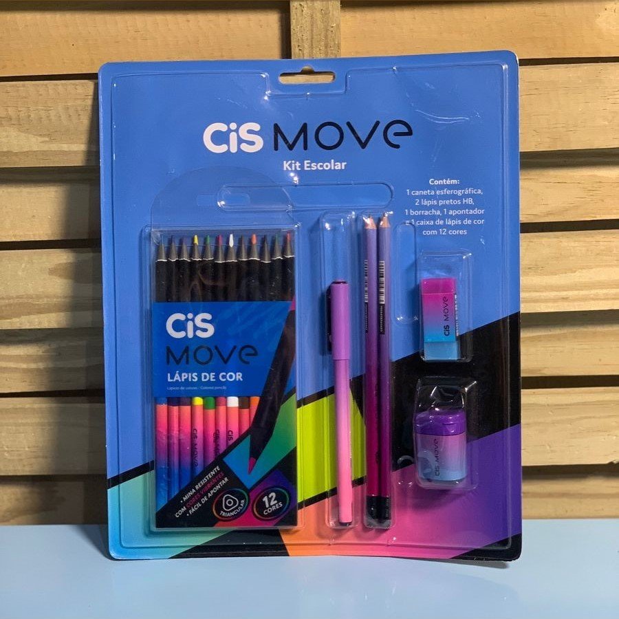 KIT ESCOLAR CIS MOVE 6 SORTIDO 068237