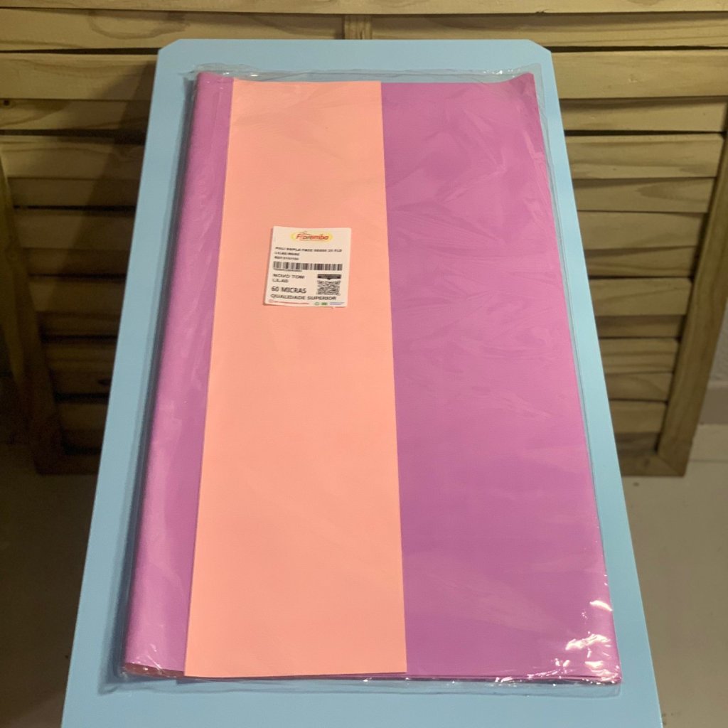 POLI DUPLA FACE LILAS/ROSE 68X68 25FLS 645493