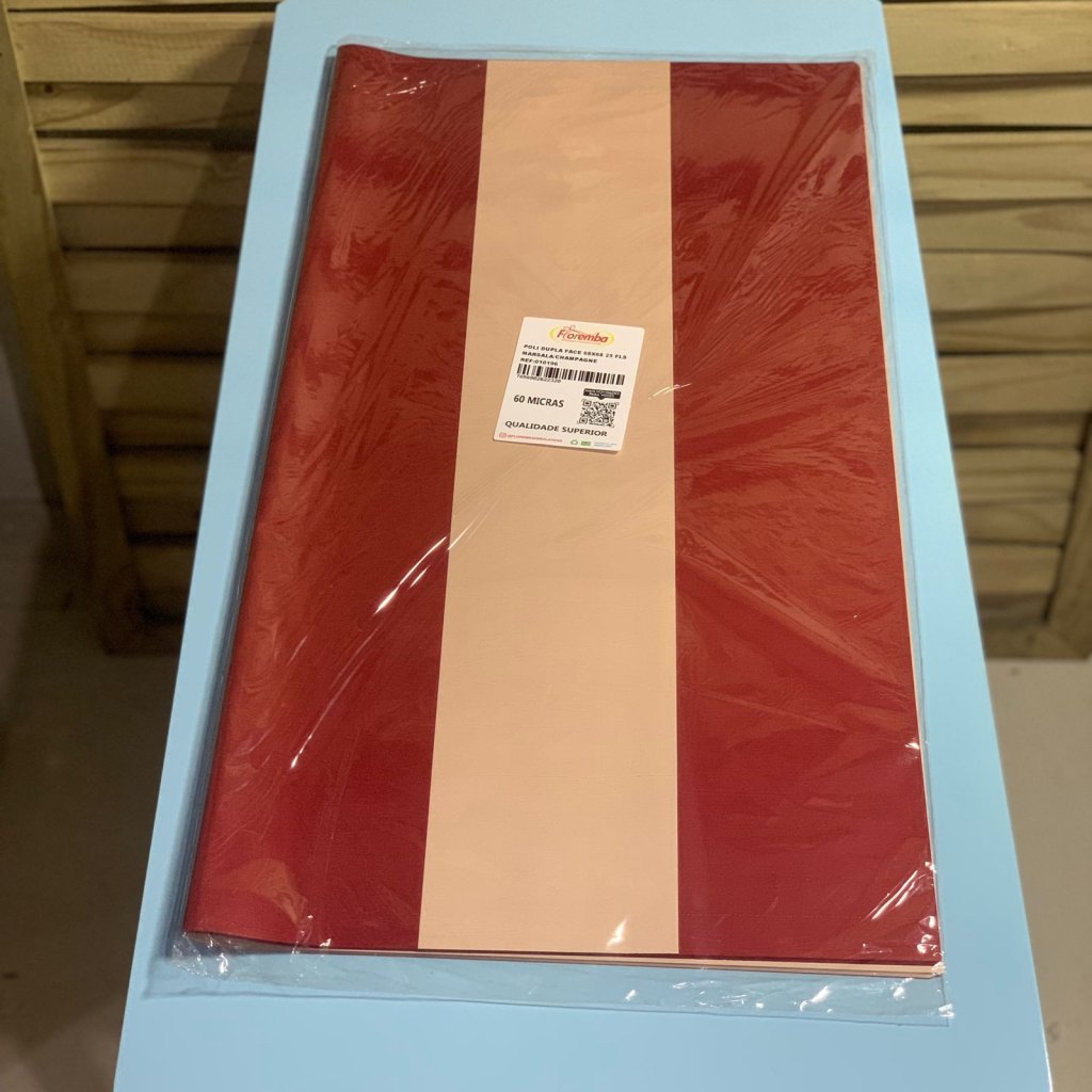 POLI DUPLA FACE MARSALA/CHAMP 68X68 25FLS 622320