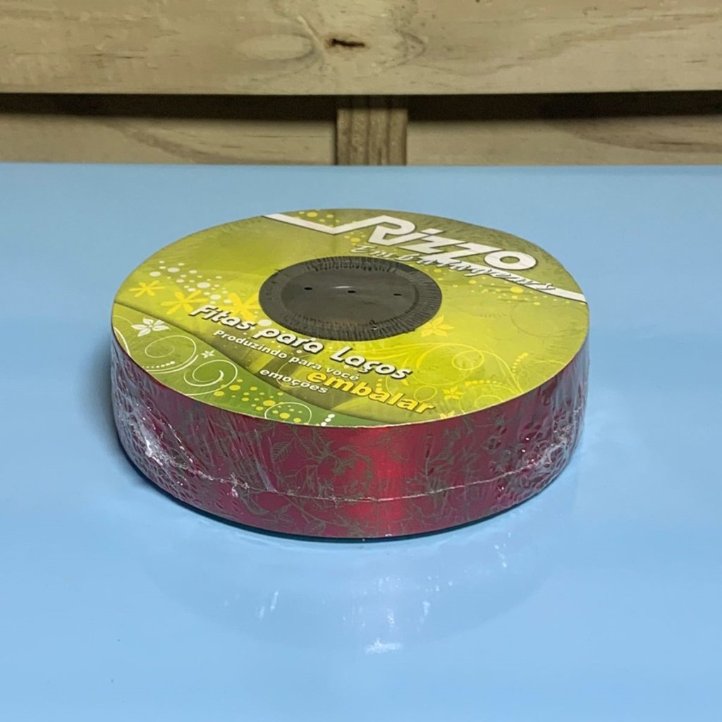 FITA PLASTICA 32MMX100M MALU VERM/OURO 006485