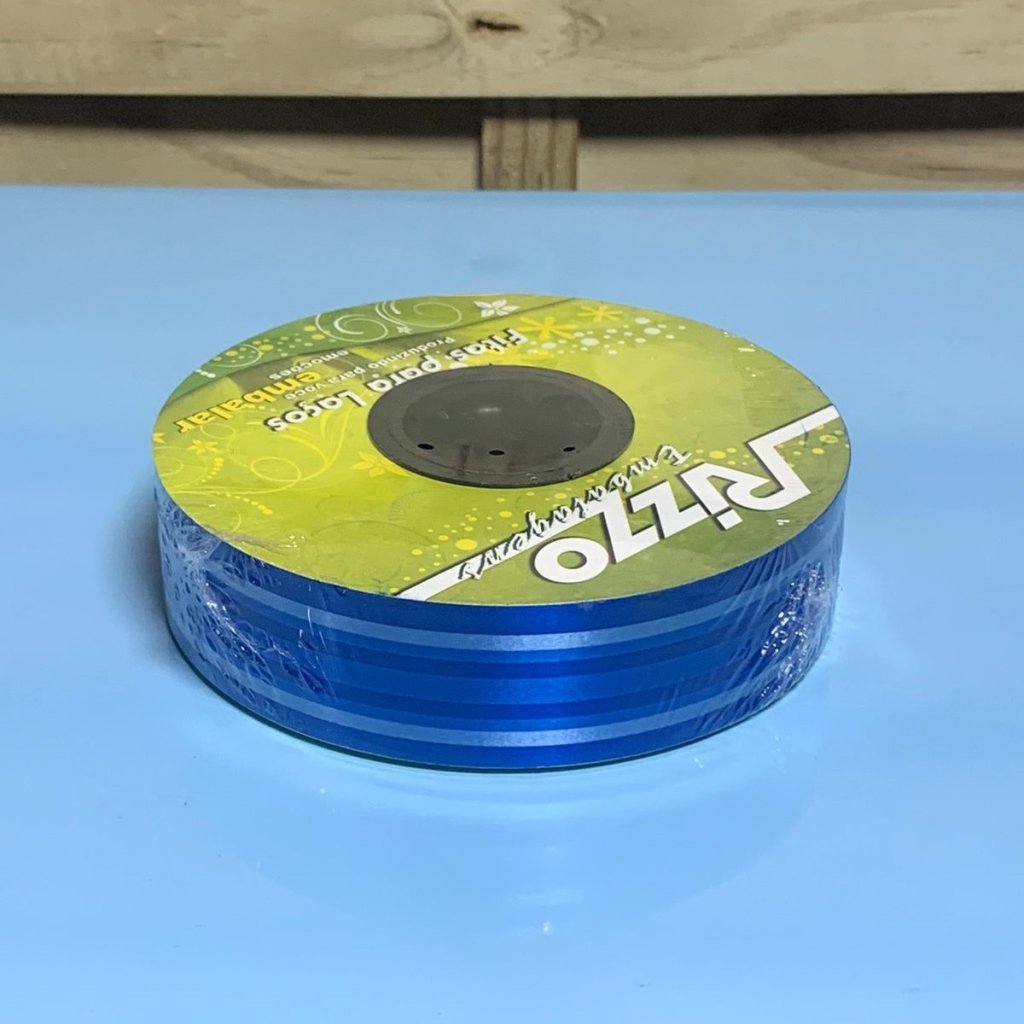 FITA PLASTICA 32MMX100M BARCELONA AZUL ESCURO 052628