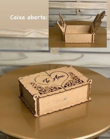 CAIXA 10X15X6 TE AMO CRU 618855