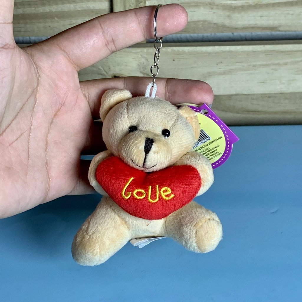 CHAVEIRO DE PELUCIA URSINHO 9,5CM 140404