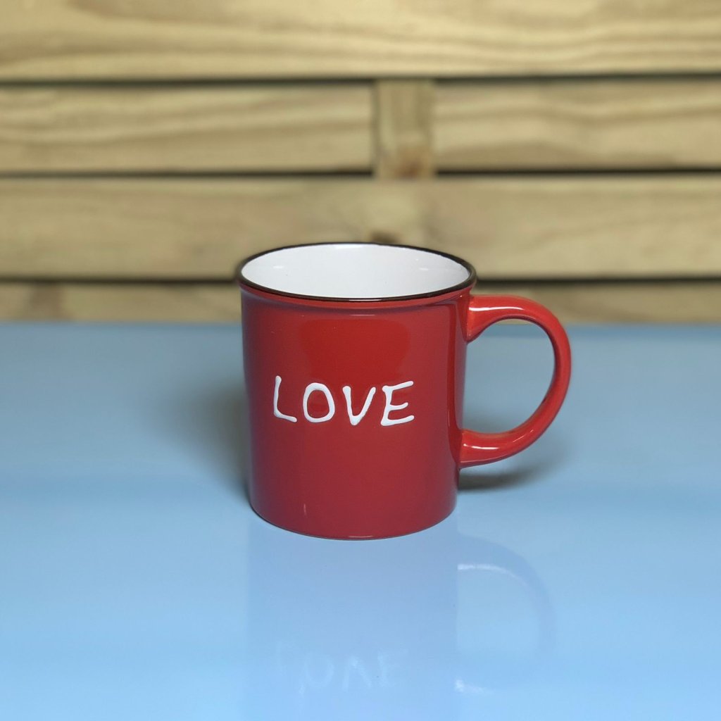 CANECA CERAMICA SAGE VERMELHA 310ML 130856