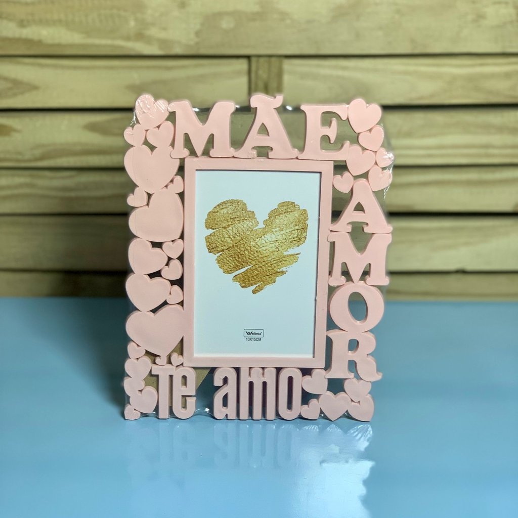 PORTA RETRATO PLASTICO MAE TE AMO 10CMX15CM 185740