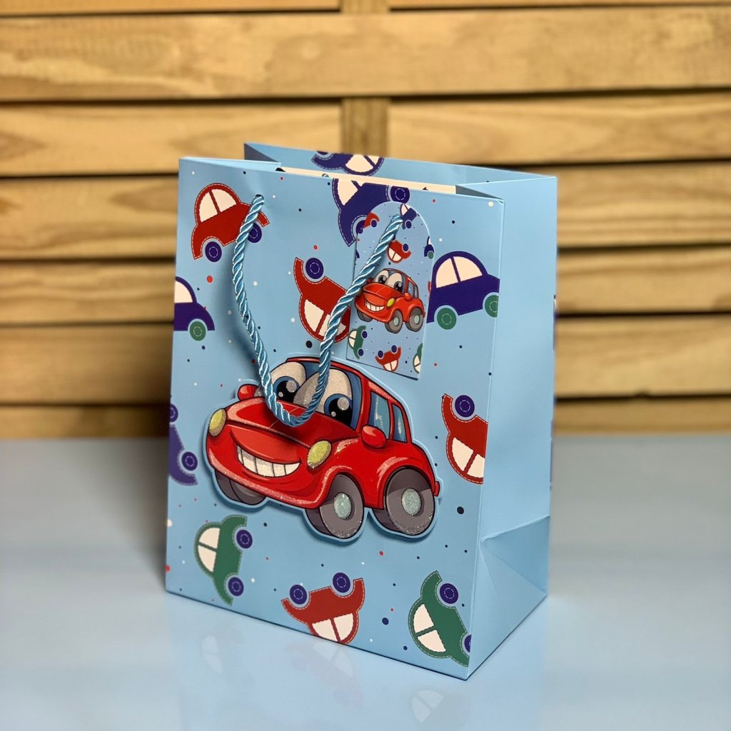 SACOLA PARA PRESENTE DE PAPEL 23X18X10CM 500082