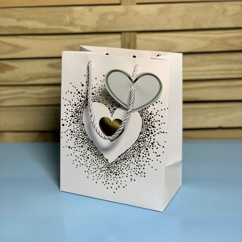 SACOLA PARA PRESENTE DE PAPEL 23X18X10CM 561854