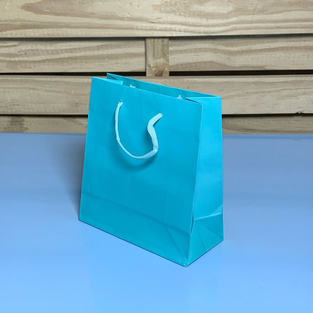 SACOLA LAM TURQUESA PP 14X13X6 969043