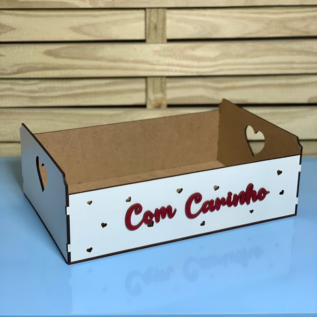 BANDEJA MULT CORACAOES BCO 30X20X8CM 630246