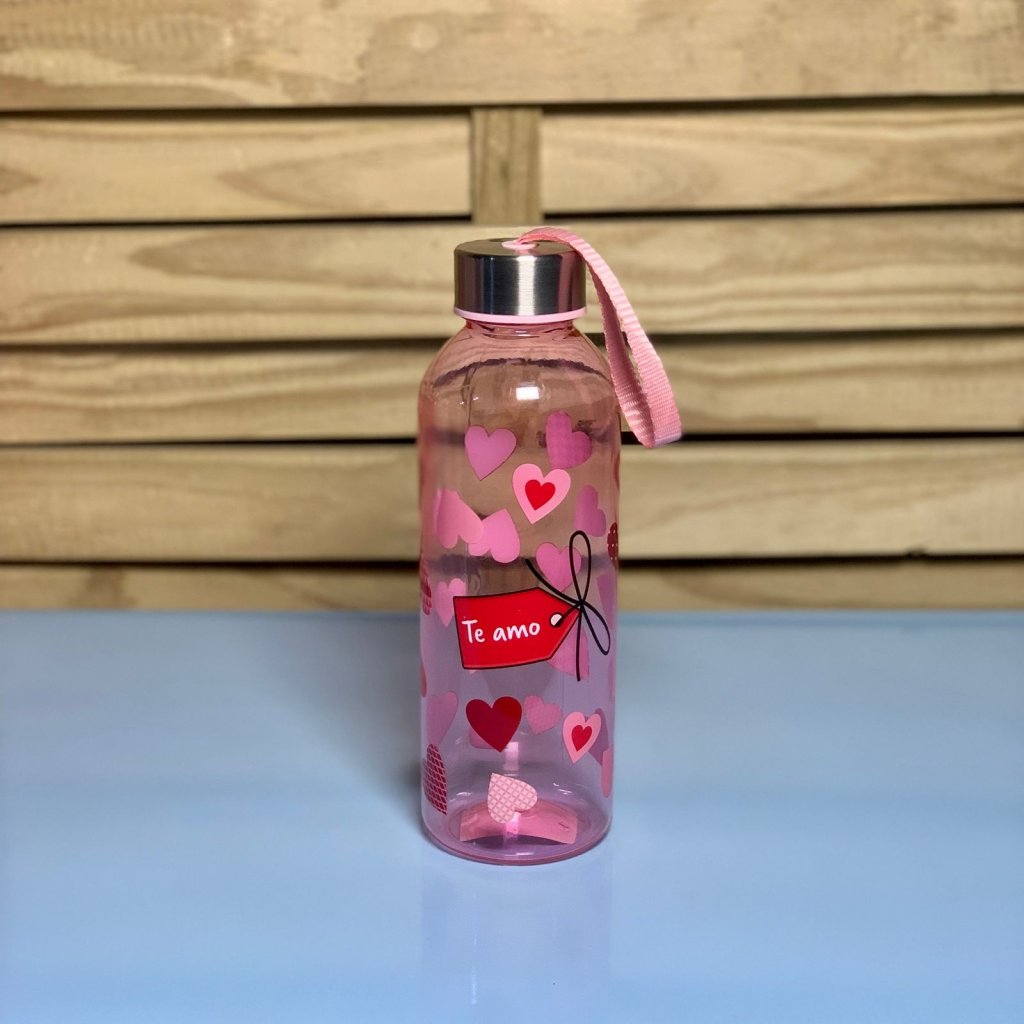 GARRAFA FLORAL CORACAO 580ML 906328