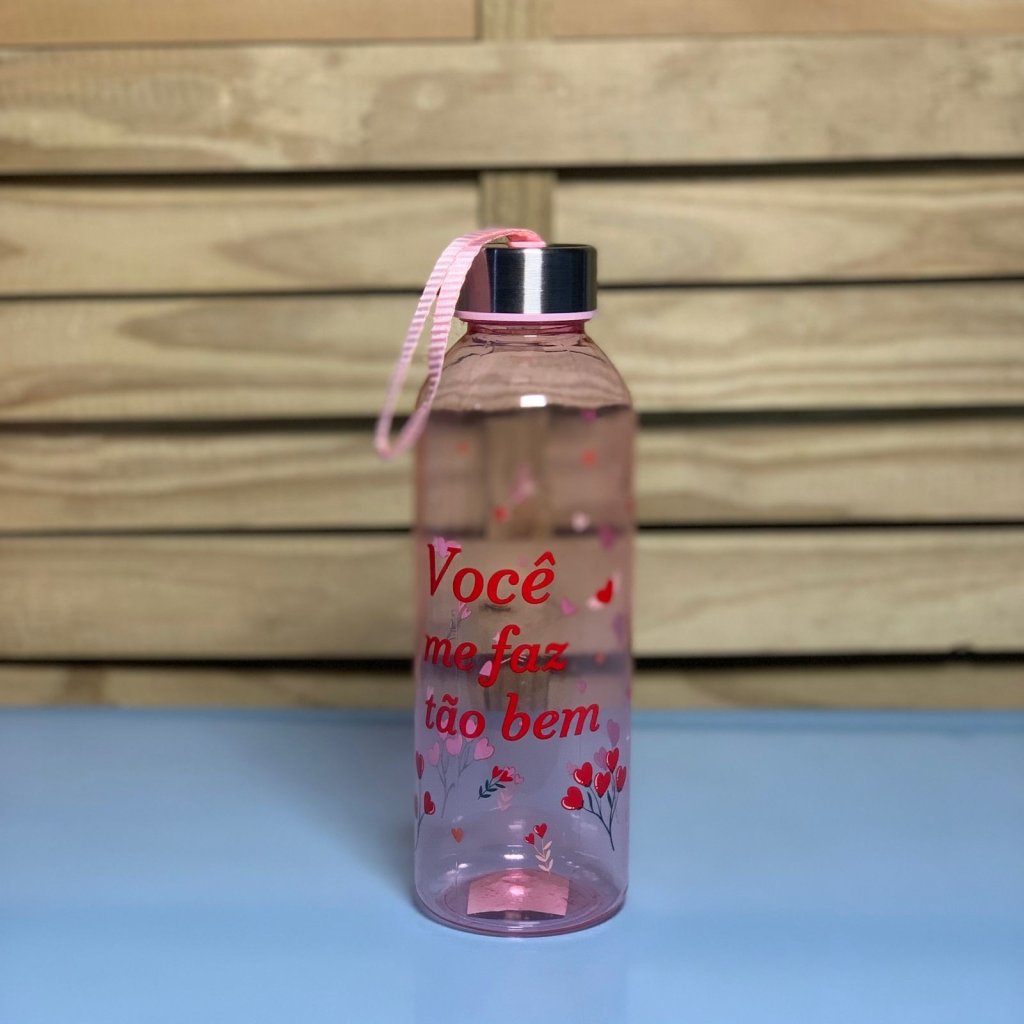 GARRAFA FLORAL CORACAO 580ML 906328
