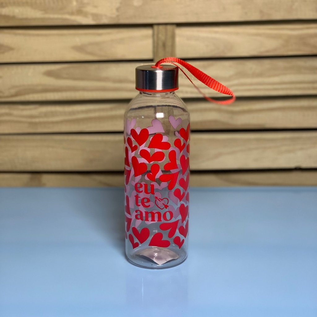 GARRAFA FLORAL CORACAO 580ML 906328