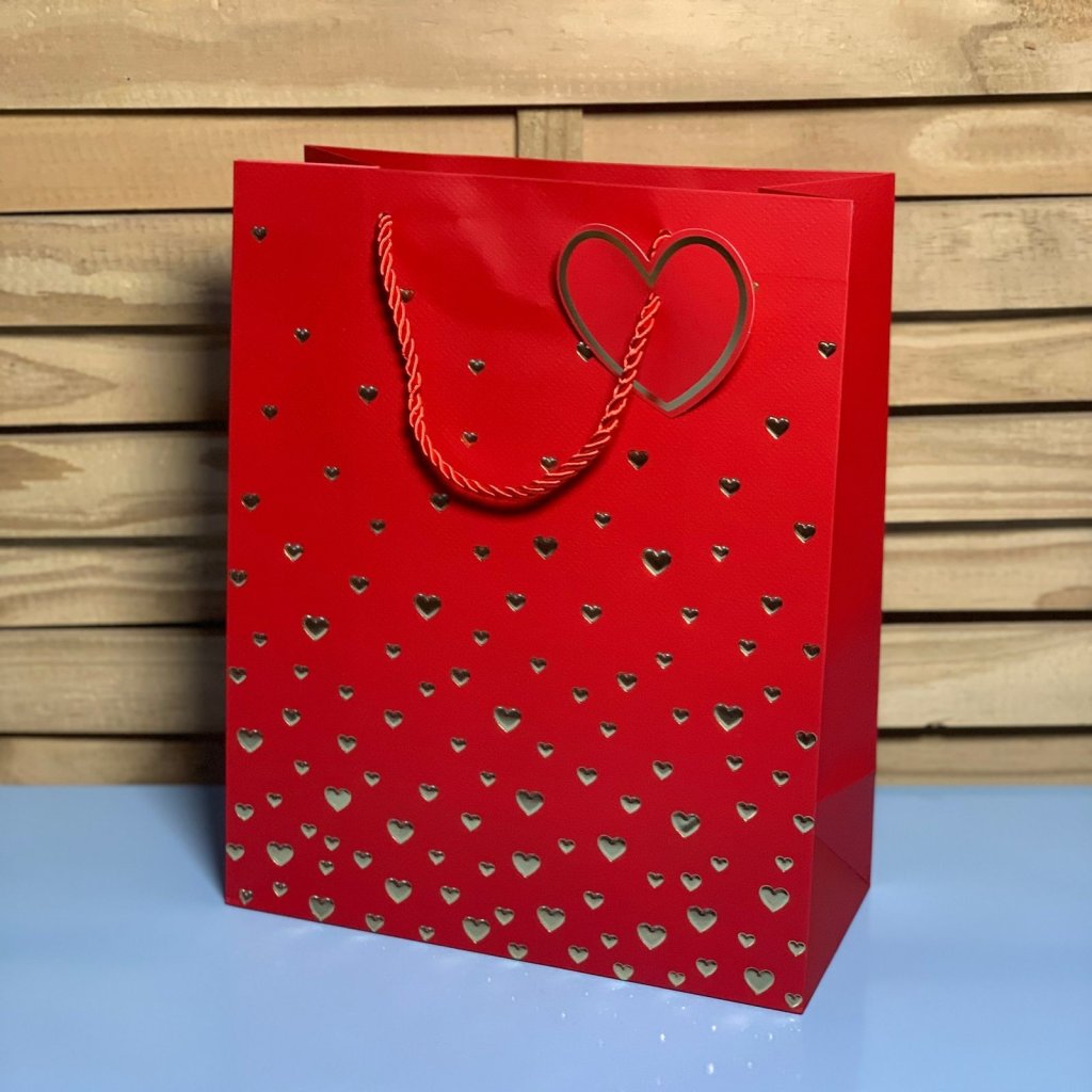 SACOLA PARA PRESENTE DE PAPEL 32X26X12CM 561830
