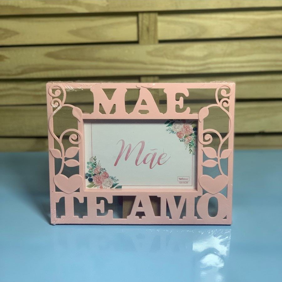 PORTA RETRATO PLASTICO MAE FLORAL 10CMX15M 195572