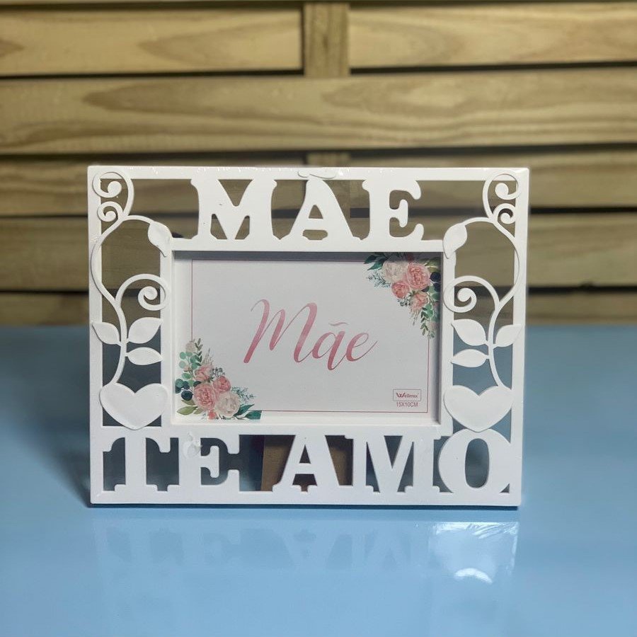PORTA RETRATO PLASTICO MAE FLORAL 10CMX15M 195572