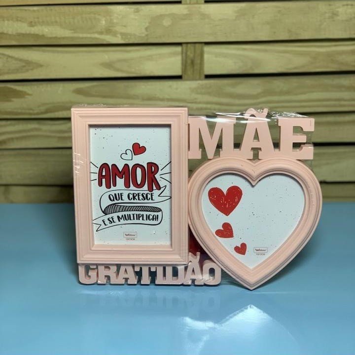 PORTA RETRATO PLASTICO GRATIDAO MAE 185726