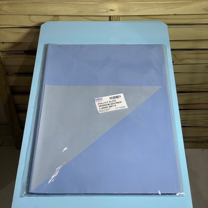 POLI DUPLA FACE ELITE AZUL/CINZA LUNAR 49CMX69CM 40UN 200286
