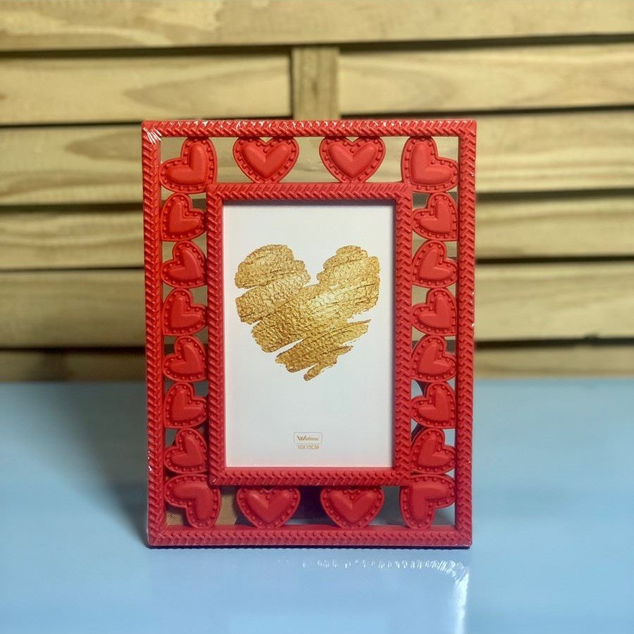 PORTA RETRATO PLASTICO MUITO AMOR 10CMX15CM 185900