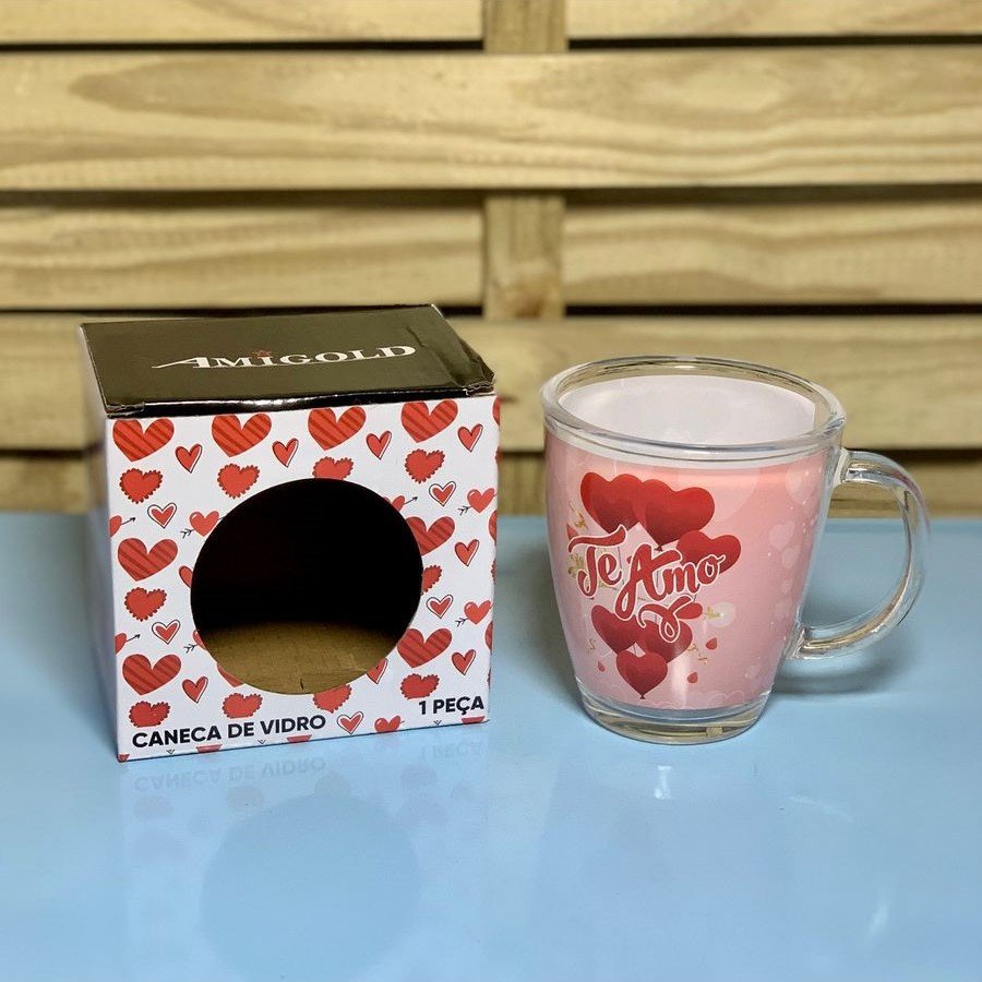 CANECA DE VIDRO DE 380ML 263677