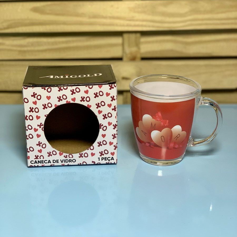 CANECA DE VIDRO DE 380ML 263691