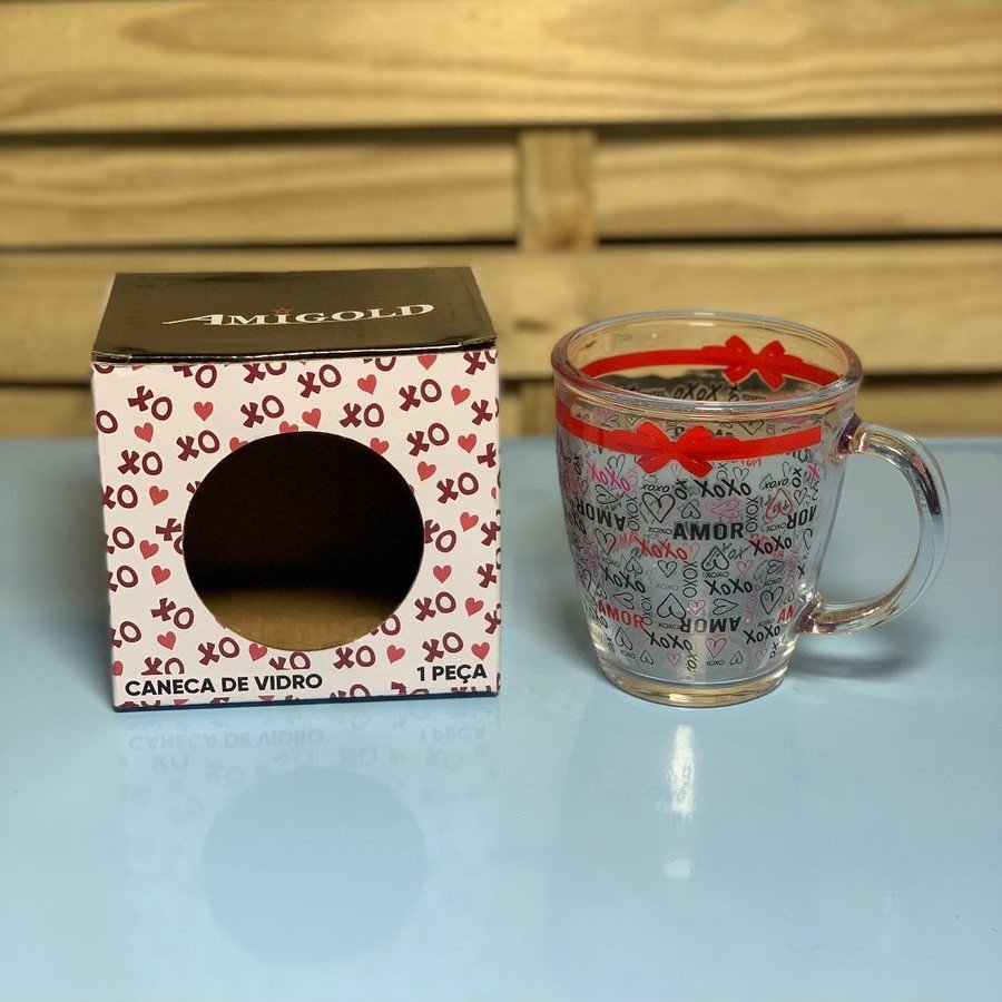 CANECA DE VIDRO DE 380ML 263691