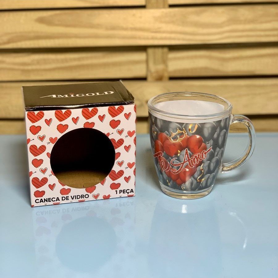 CANECA DE VIDRO DE 380ML 263677