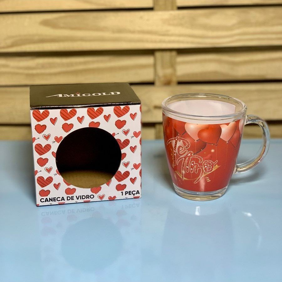CANECA DE VIDRO DE 380ML 263677