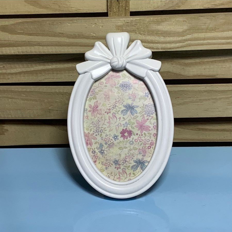 PORTA RETRATO REDONDO BRANCO 10X15CM 19178001 263359