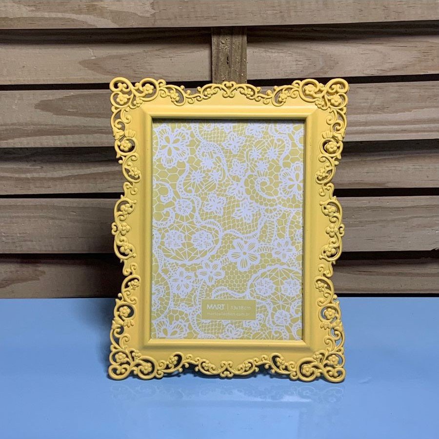 PORTA RETRATO AMARELO CANDY 13X18 5486 654866