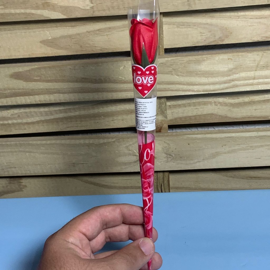 FLOR ARTIFICIAL PLASTICO 28CM RSA BB/VM/PINK FFBZ0722 616853