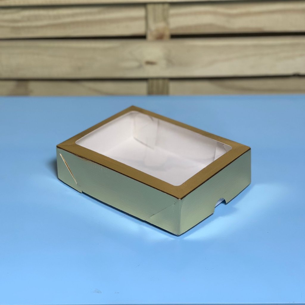 CAIXA LAMINADA C/VISOR 12DOCES OURO A4XC16XL12 C/10 132955