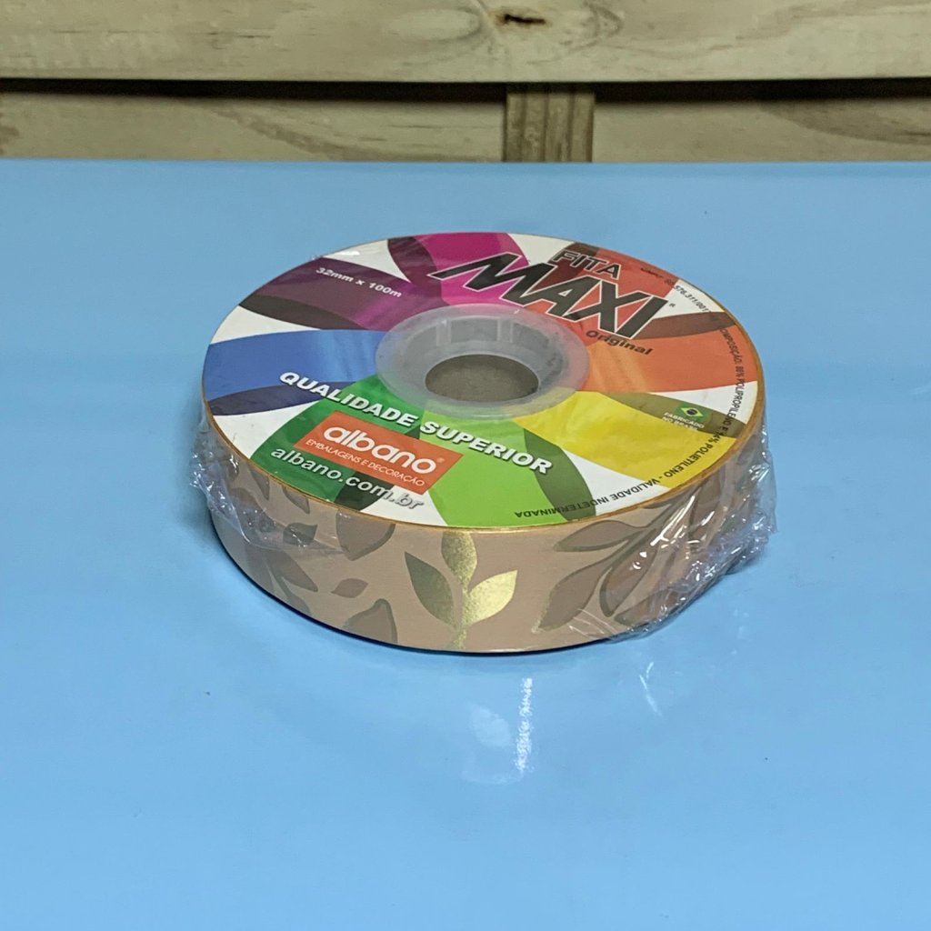 FITA MAXI AURORA 32MMX100M BARBANTE/OURO 36647