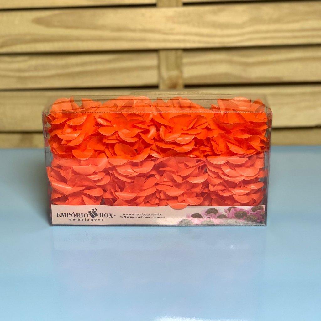 FORMINHA PARA DOCE FLOR NENA SUPER SEDA LARANJA C/40 474597