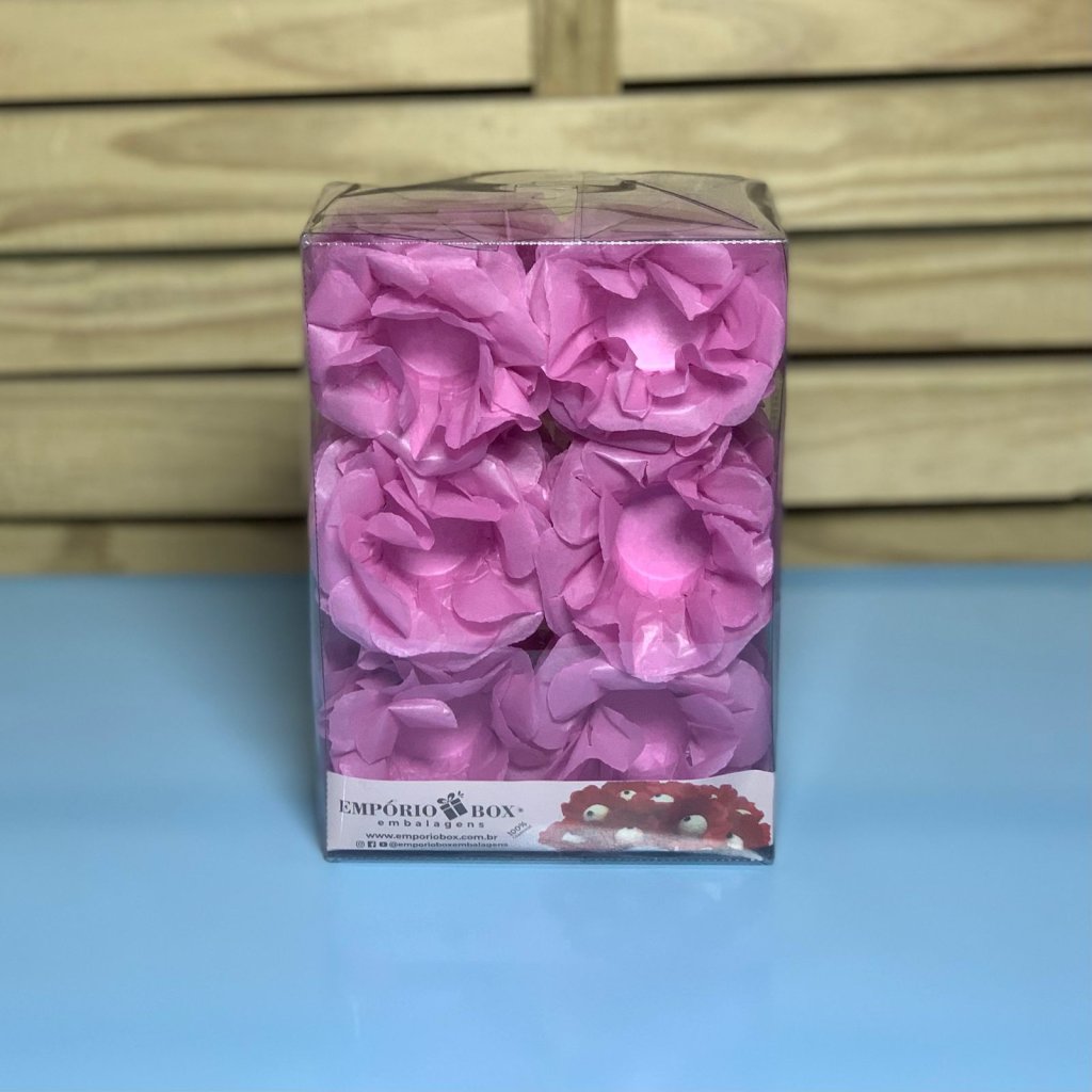 FORMINHA PARA DOCE FLOR LET SEDA ROSA SECO C/30UN 405027