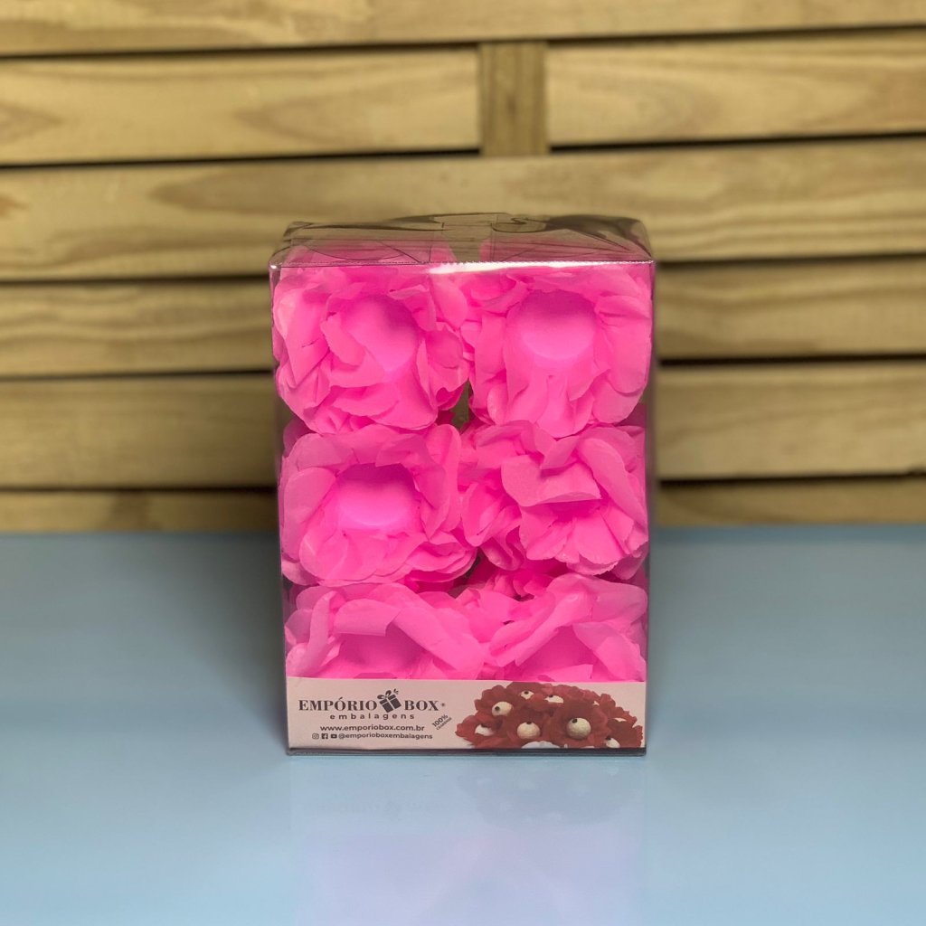 FORMINHA PARA DOCE FLOR LET SEDA ROSA CLARO C/30UN 425414