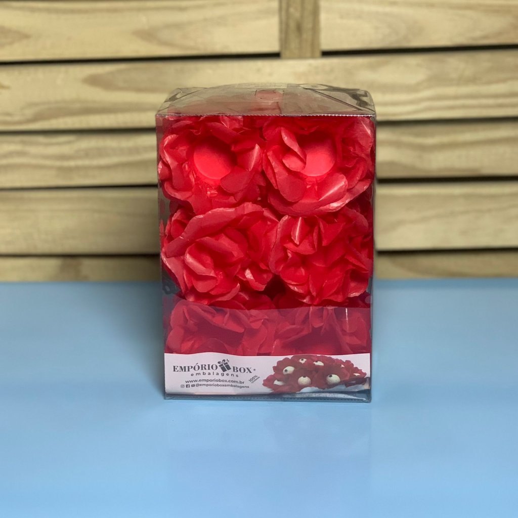 FORMINHA PARA DOCE FLOR LET SEDA VERMELHO MONT C/30UN 426510