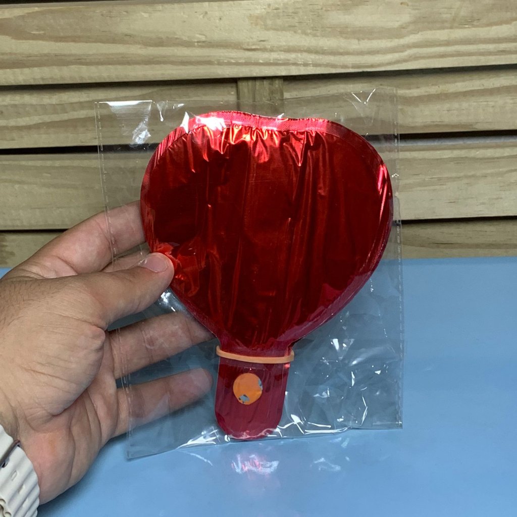 BALAO CORACAO 5 POL VERMELHO C/50 329028