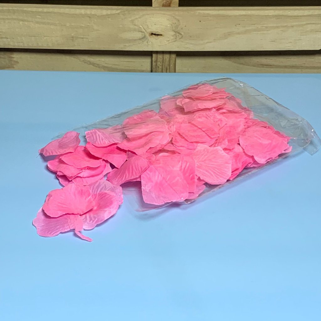 PETALAS DE ROSA 5CM PCT C/100UN ROSA 349807