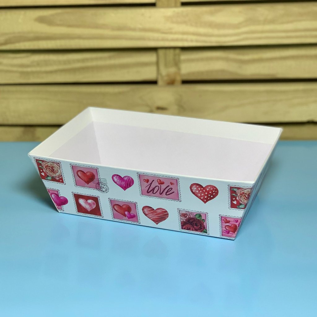 CESTA CARTONADA 23X16X7CM AMOR MOD4 368853