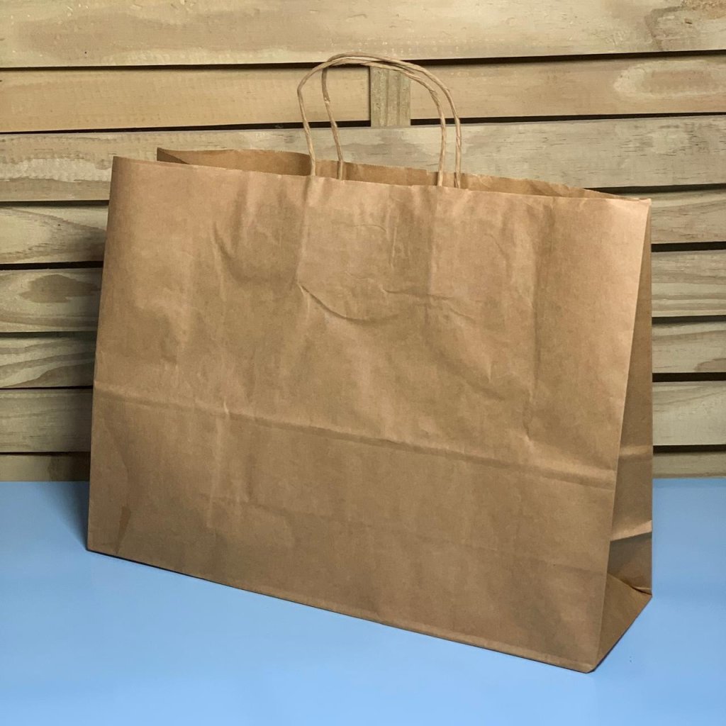 SACOLA PAPEL HORIZONTAL KRAFT G 38X12X28 14000735 363991