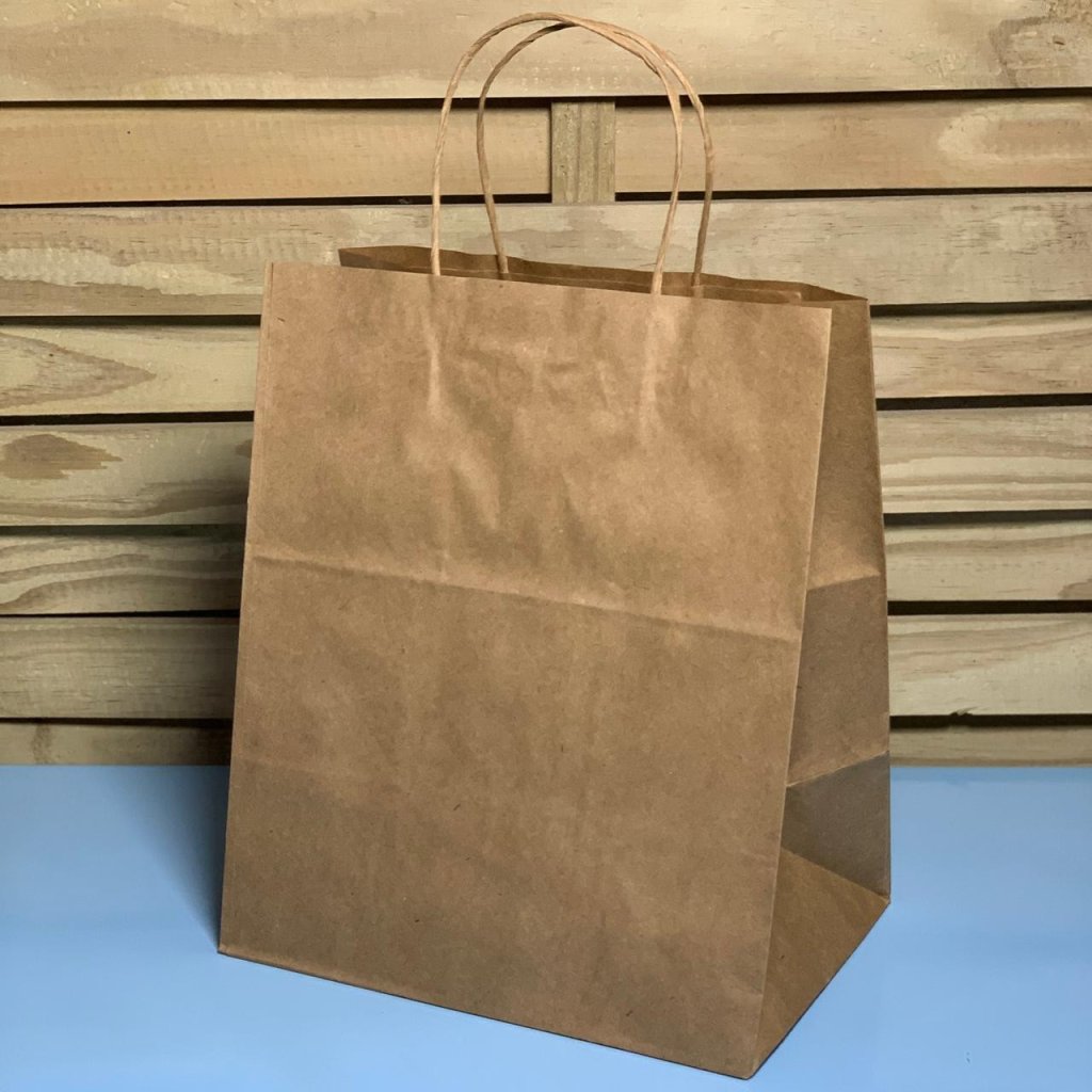 SACOLA KRAFT NATURAL 23,5CMX17CMX28CM C/10 865904