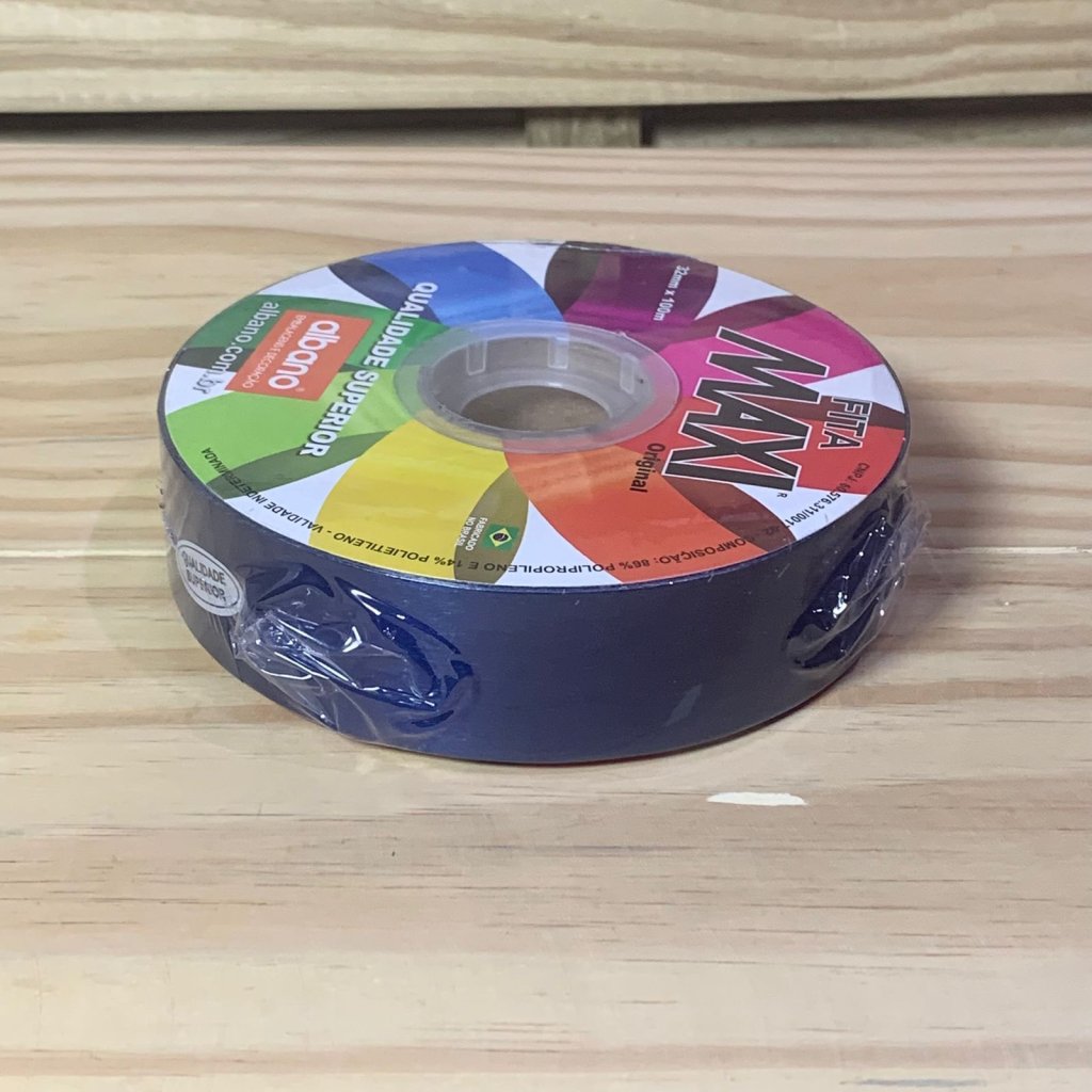 FITA MAXI LISA 32MMX100M AZUL MARINHO 36910