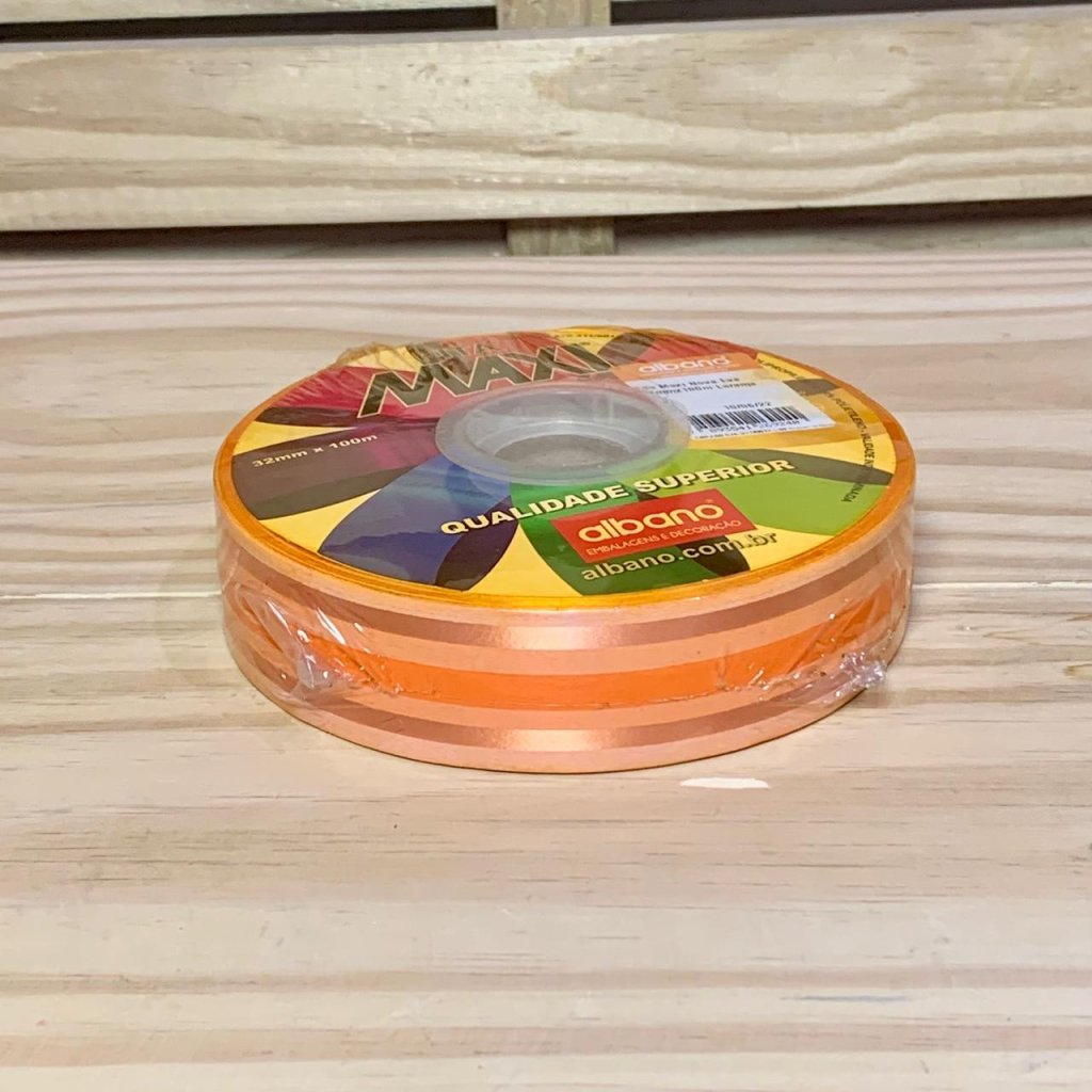 FITA MAXI NOVA EVA 32MMX100M LARANJA 26924