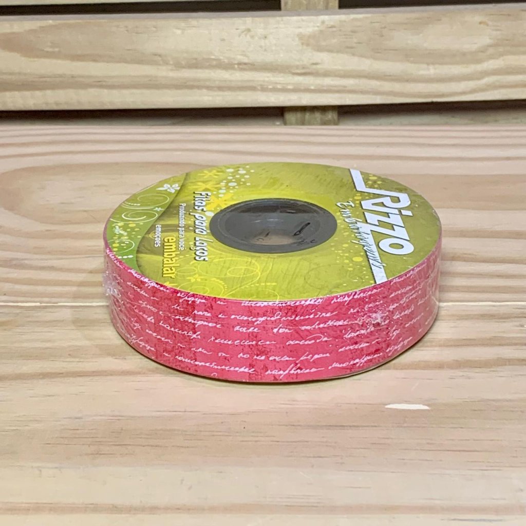 FITA PLASTICA 32MMX100M SCRIPT VERM 030091