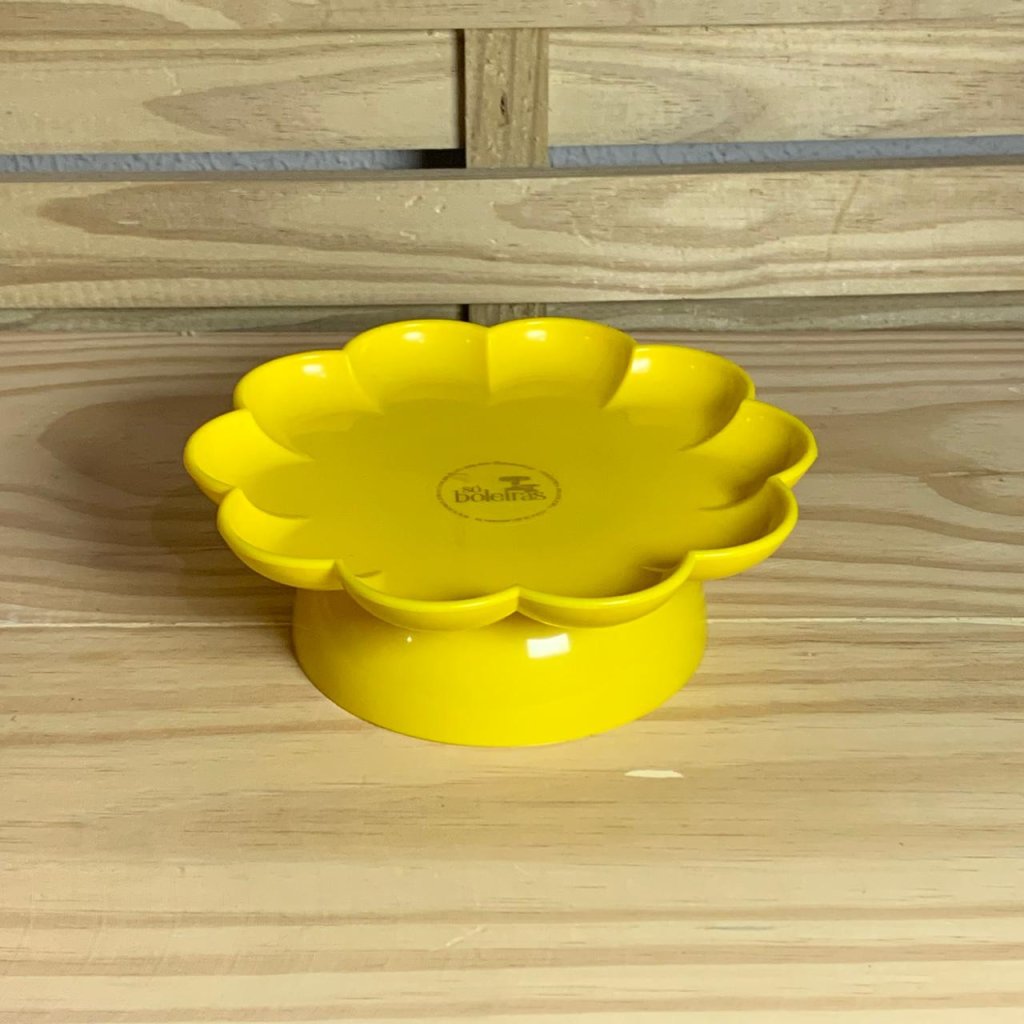 BANDEJA FLOWER 180 COM PE AMARELO 032559