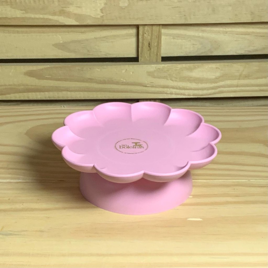 BANDEJA FLOWER 180 FOSCO COM PE ROSA BB 033327