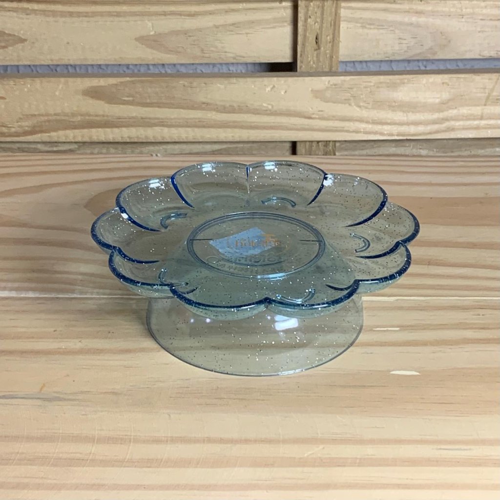 BANDEJA FLOWER 180 GLITTER COM PE AZUL BB 033426