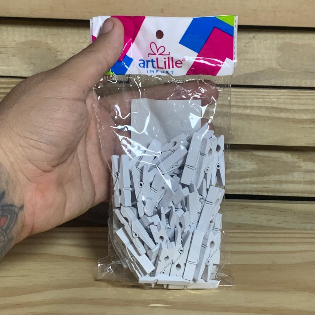 MINI PREGADOR 3,5CM C/50 BRANCO OT0019 503014